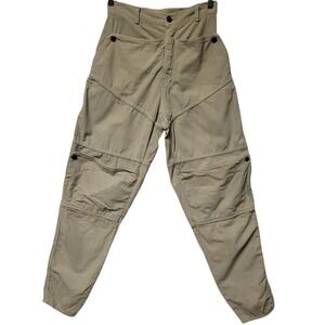 Vintage 80s Guess Georges Marciano Cargo Pants Womens Size XS Sage Green Utility